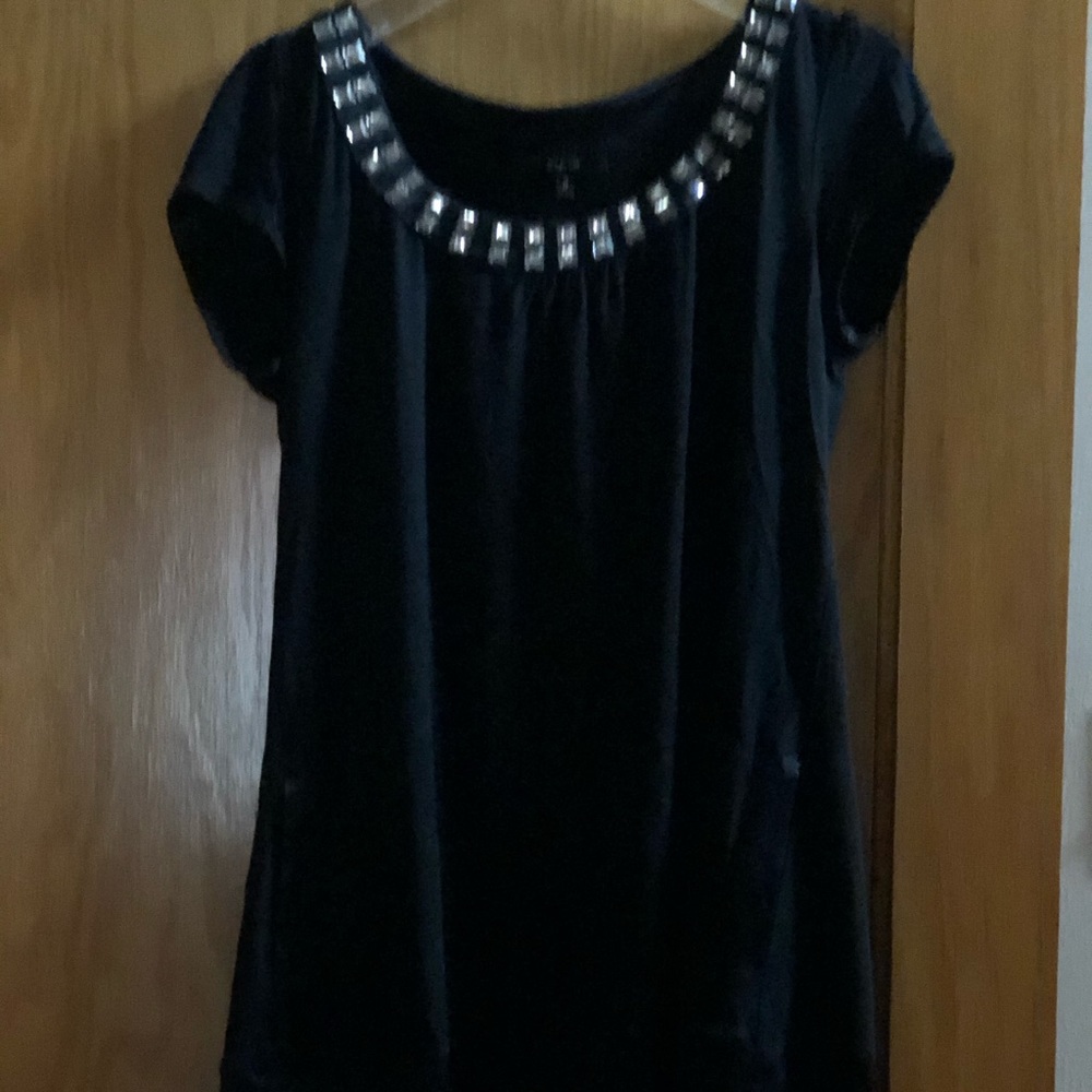 Black tunic top